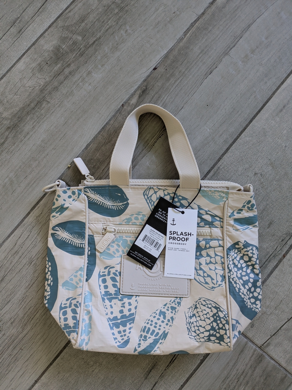 Aloha Collection Shell Print Tote